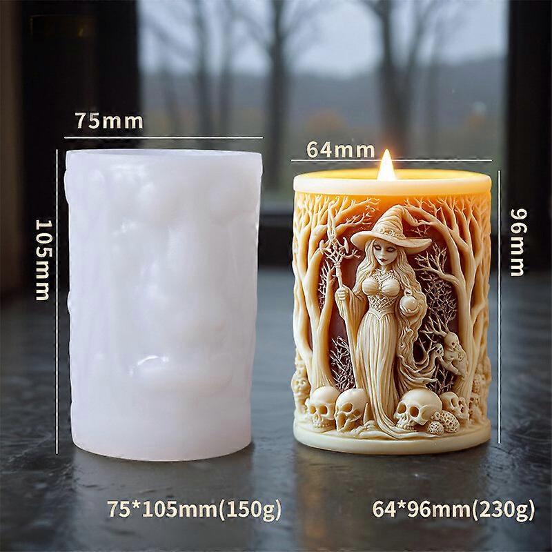 תבניות סיליקון לליל כל הקדושים, תבניות נרות, ציוד להכנת נרות, תבניות שרף עשה זאת בעצמך, תלת מימד