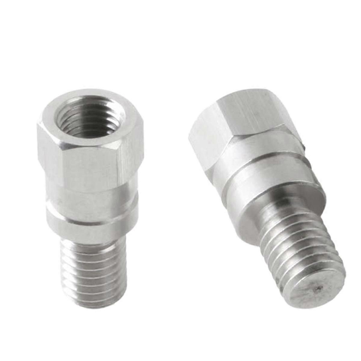 2 Pcs Motorcycle Rear Mirror Adjustment Bolt Height Adjuster for 