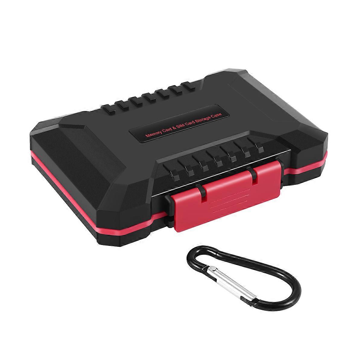 Desiontal Waterproof SD Card Holder Large Capacity SIM/SD Card Case