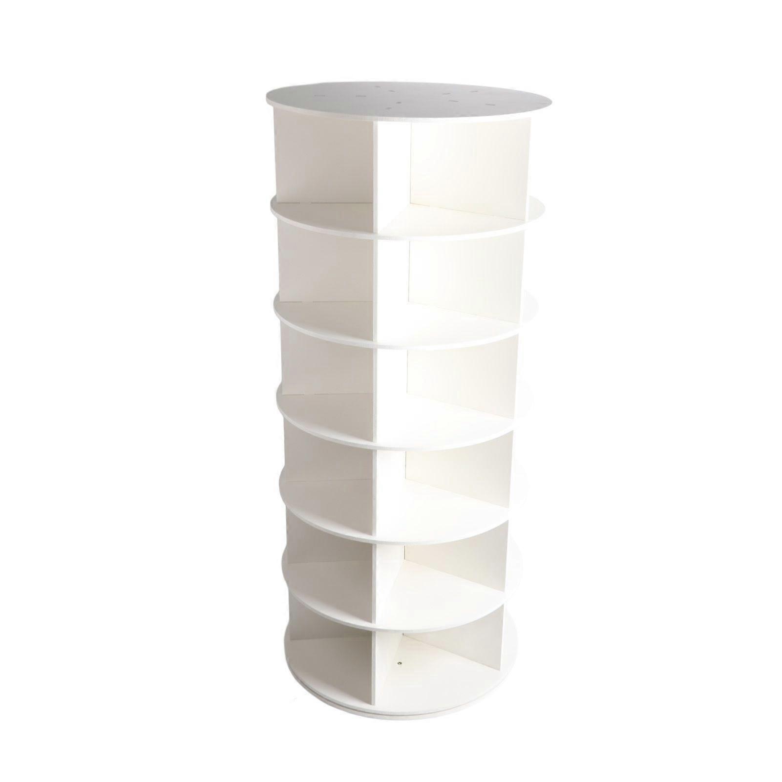 Rotating Shoe Rack Tower 360 Degree Multifunctional Revolving Shoe Organizer Shoe Display Stand for Entryway Hallway Living Room 6 Layers