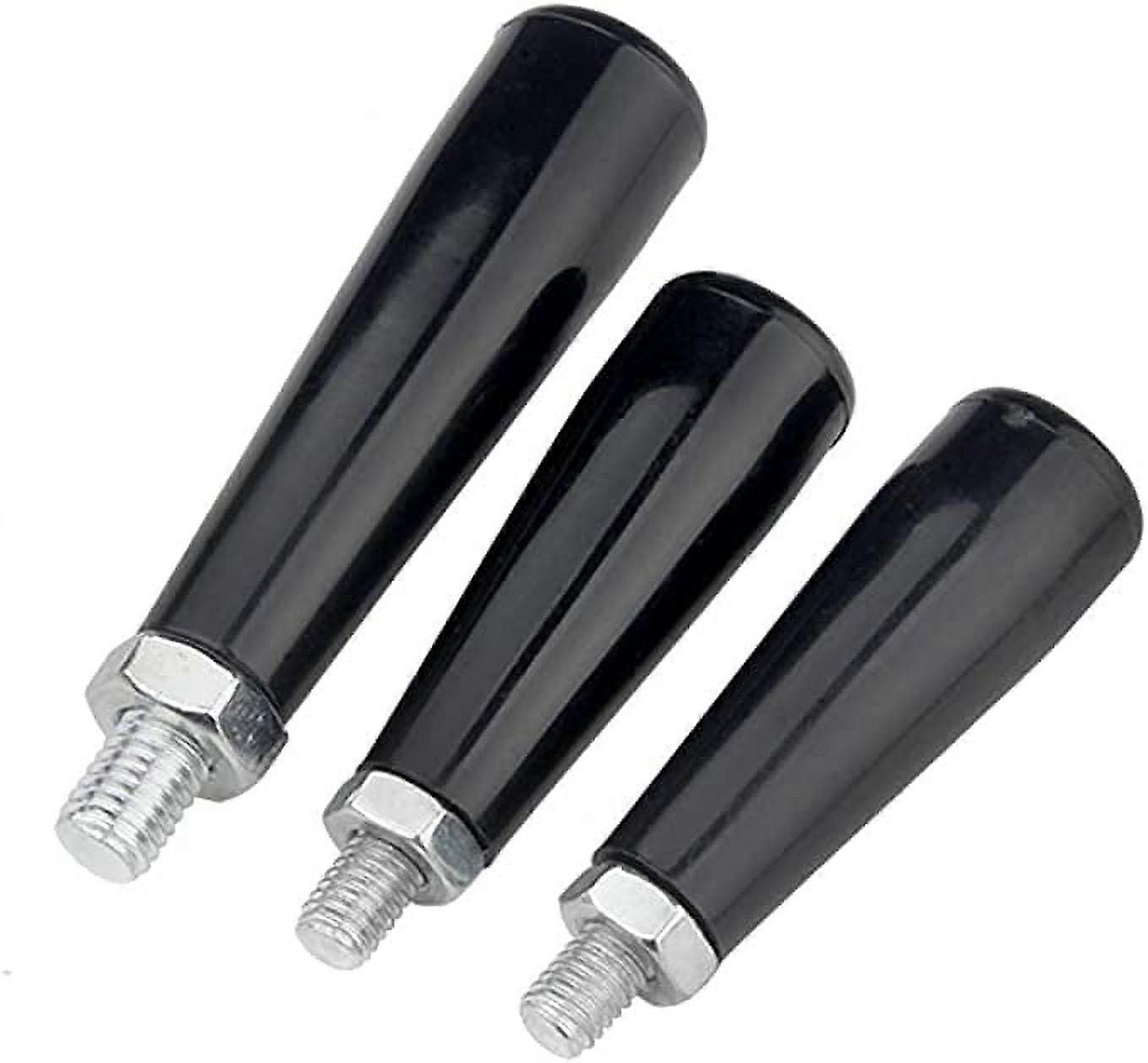LHX 3pcs M10 Handle Screw, Black Bakelite Knob Thread Clamping Knob Screw on Knob for Machine Tool