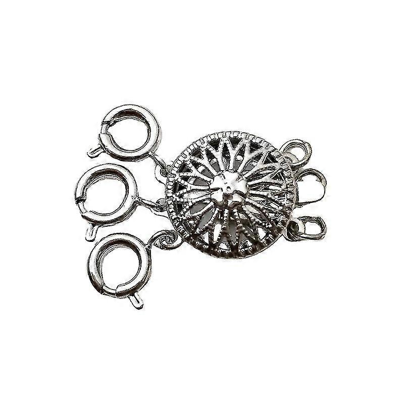 Practical Locking Magnetic Necklace Connector Stackable Necklace Clasp Closure