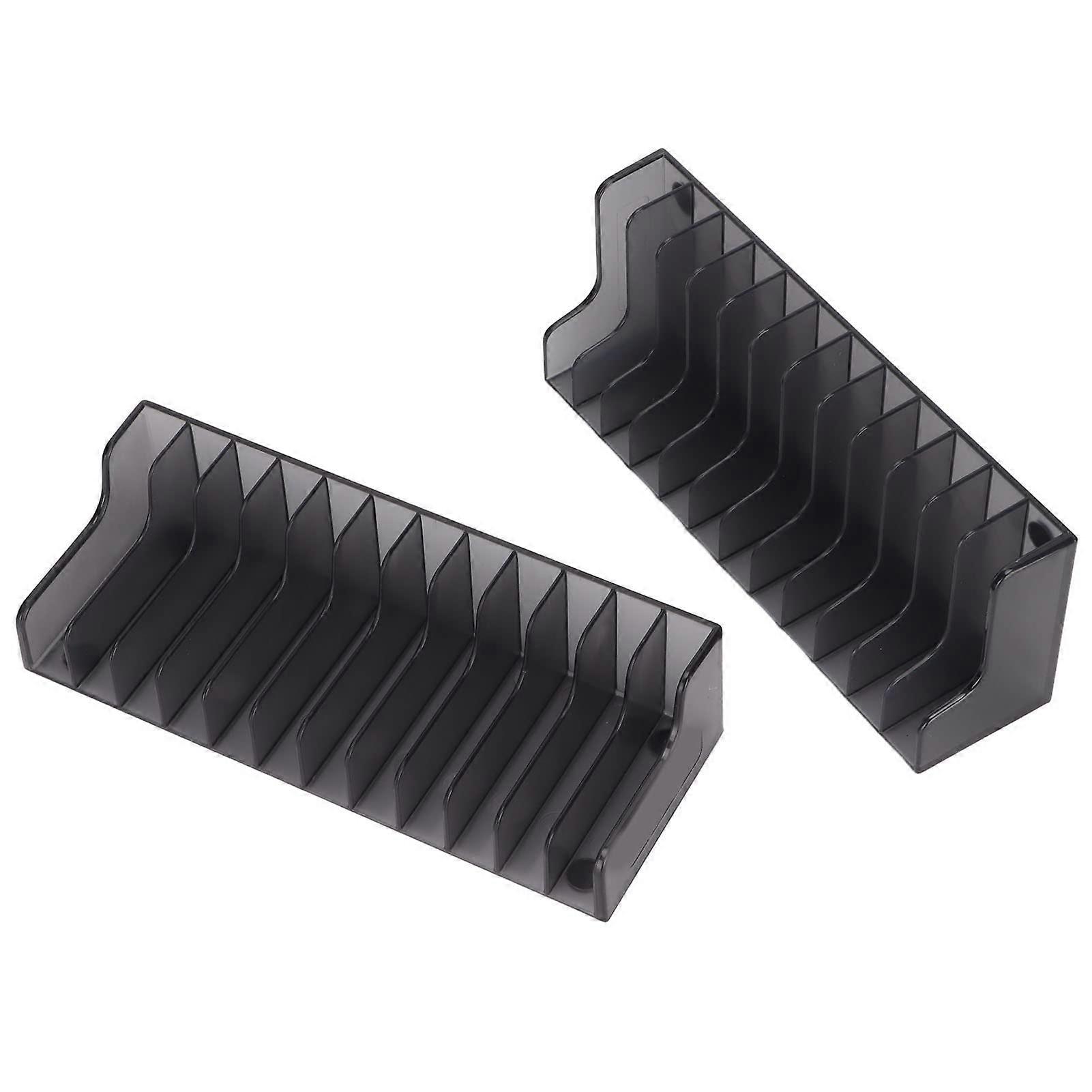 Game Card Storage Rack, 2PCS Multi Functional Game Disk Display Box Bracket for PS4, CD Disks Card Holder Game Card Box for Switch