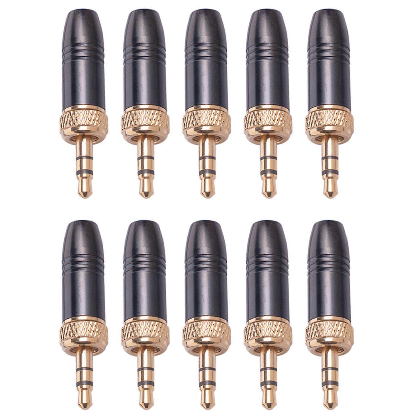 25Pcs Lavalier Lapel Microphone 3.5mm Audio Plug with M6 Internal Thread Internal Thread Cable for-Sony for-Sennheiser