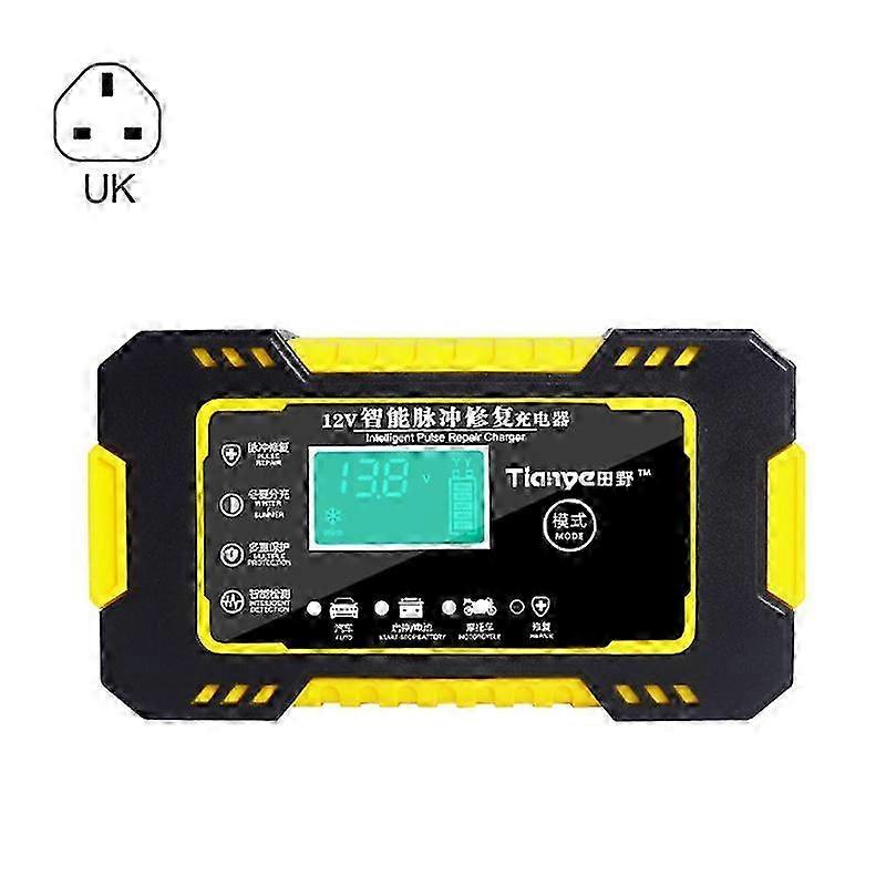 2025 Auto-acculader 12V 6A Snellader Automatische Smart Pulse Reparatie AGM/GEL