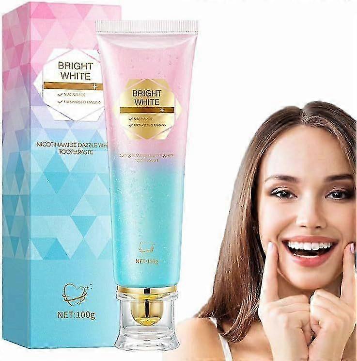Nicotinamide Whitening Toothpaste, Teeth Whitening, Enamel Repair, Nicotinamide Toothpaste, Intensive Fresh Breath, Stain Removal