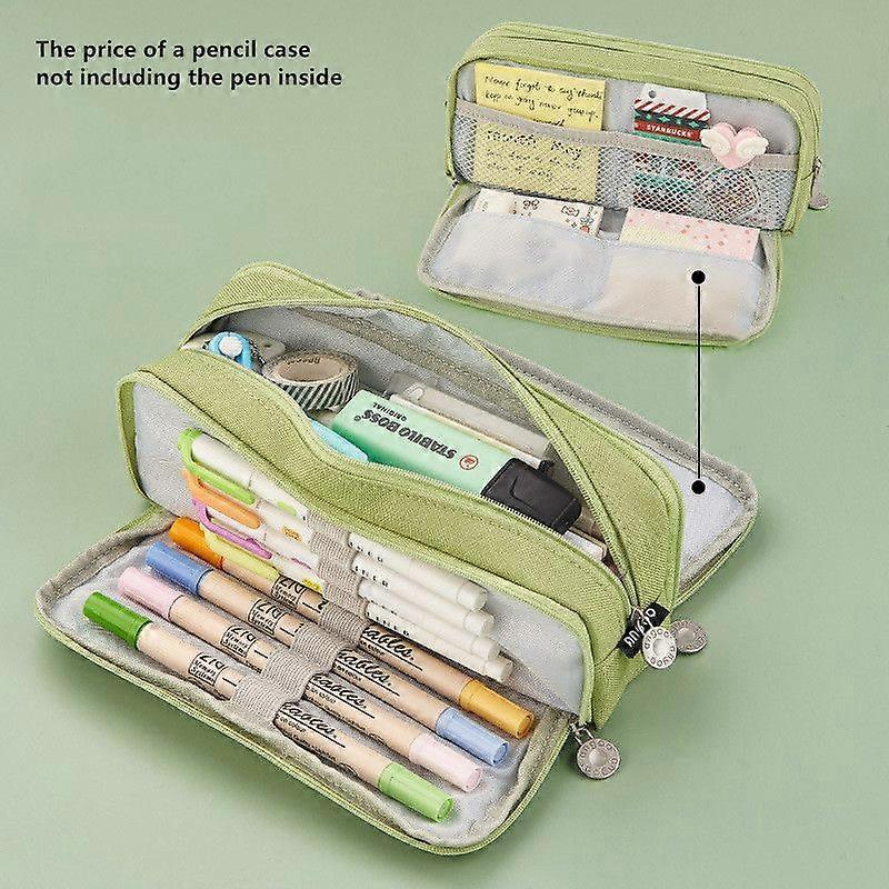 Stor kapacitet penna fall skola multifunktionspenna fall penna fall väskor pennor påse studenter 19