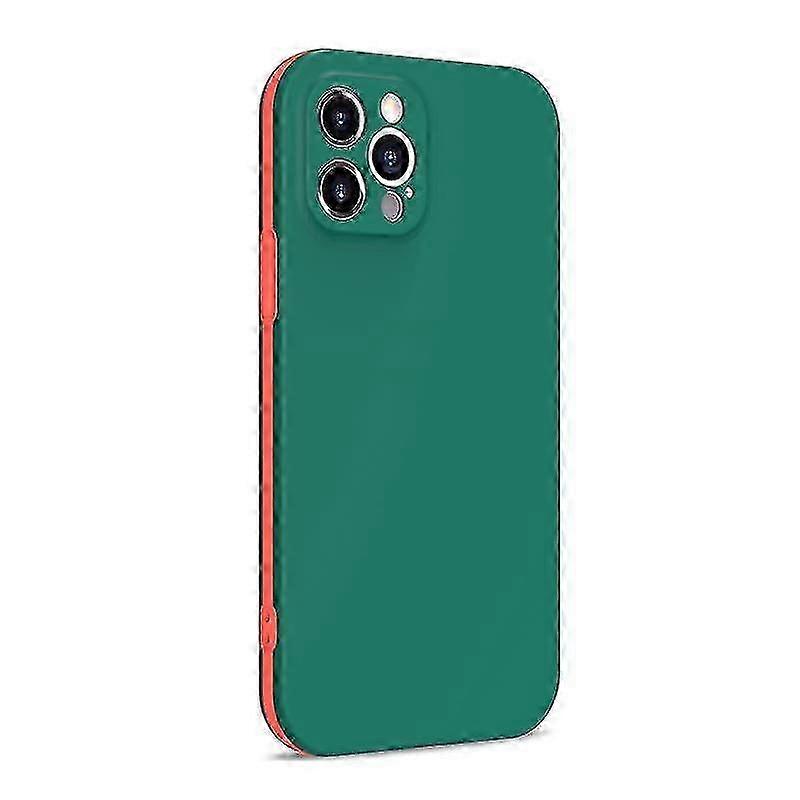 25-26 For Iphone 12 Dual-color 360 Degrees Full Coverage Protective Pc + Tpu Shockproof Case