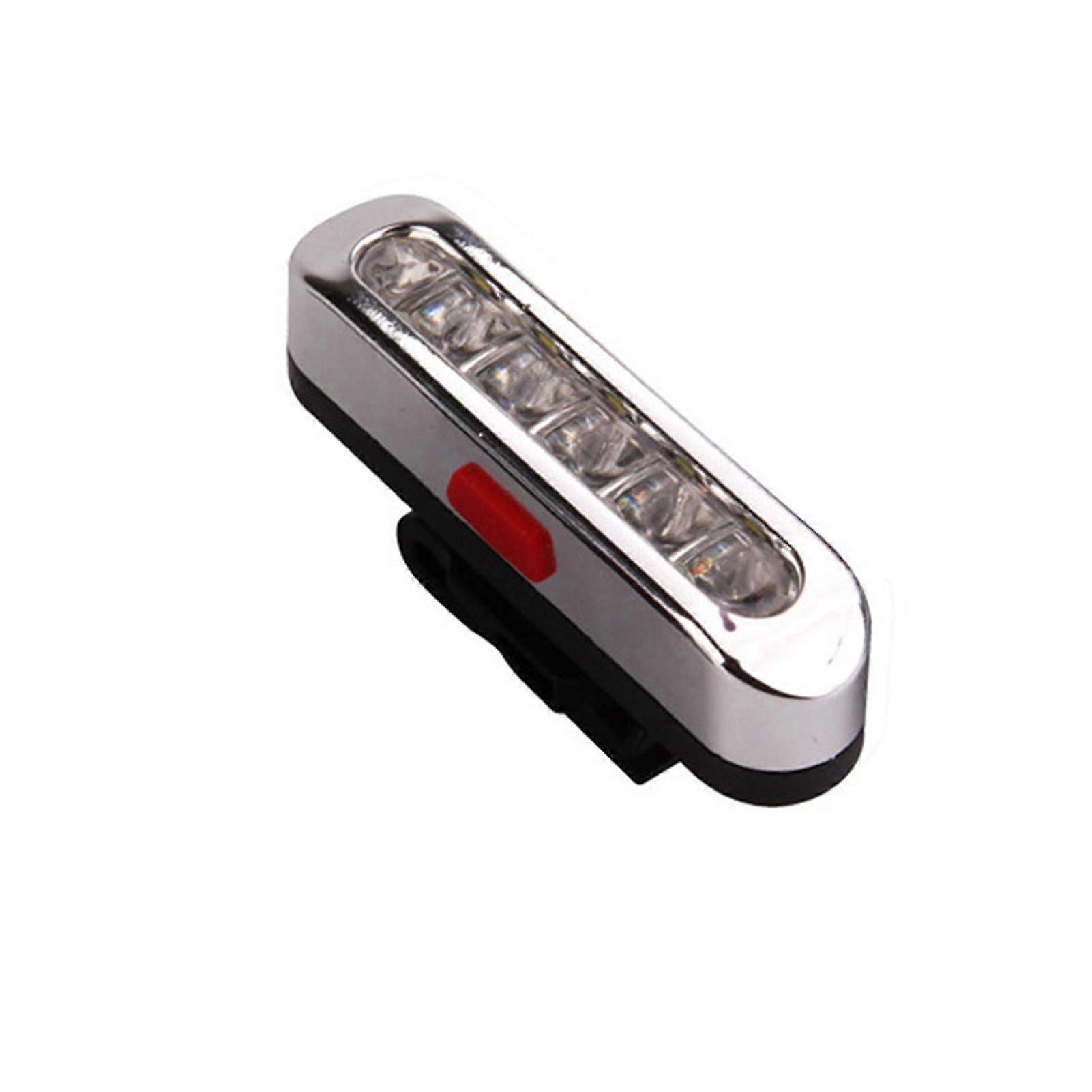 Léger VTT 6led Haute Lumière D’avertissement Lumineux Usb Rechargeable