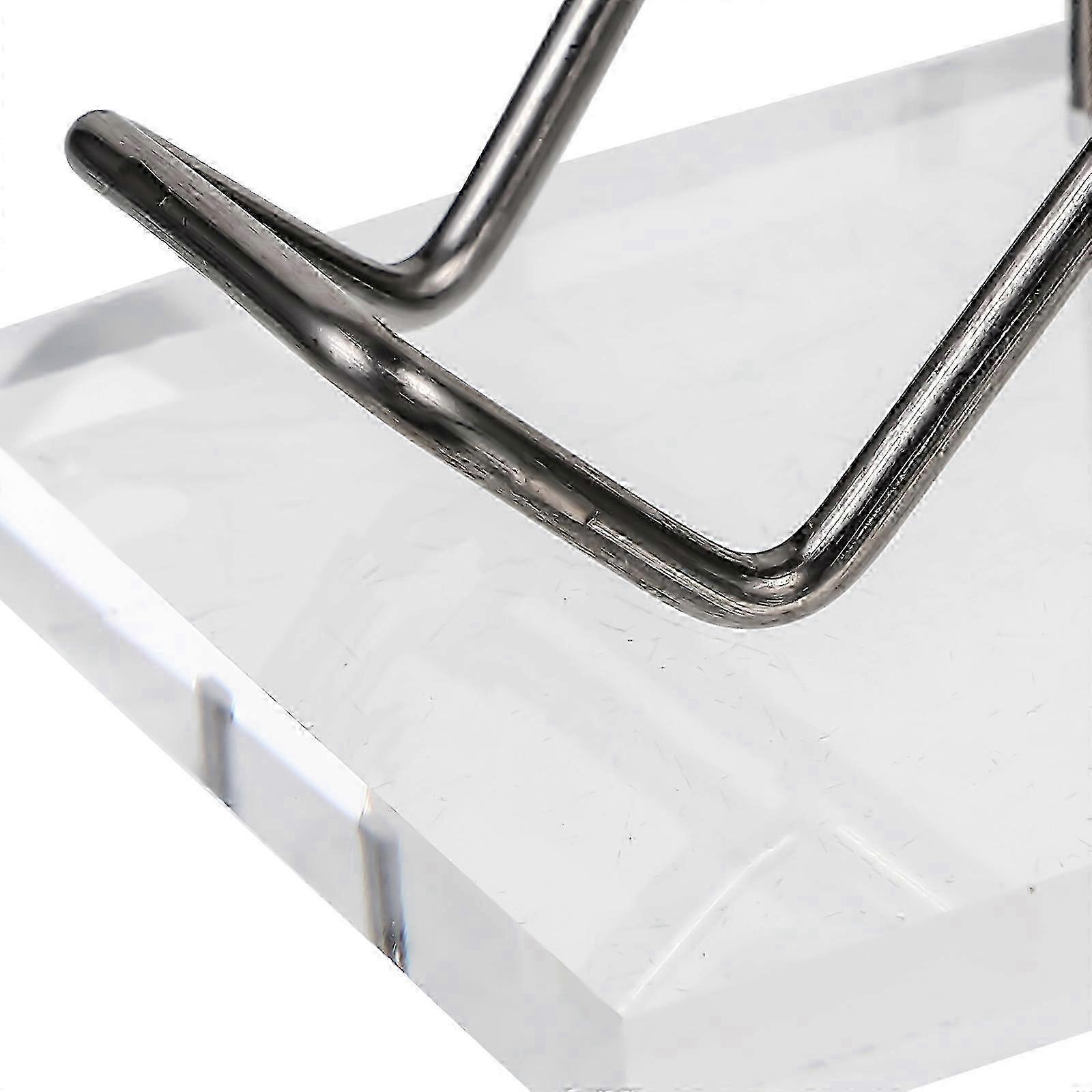 Crystal Mineral Raw Stone Display Stand Raw Gemstone Display Holder Minerals Rack miao4