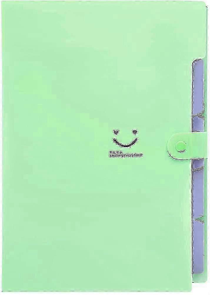 A4 Format Document Sorter In Polypropylene (pp) With 5 Waterproof Compartments