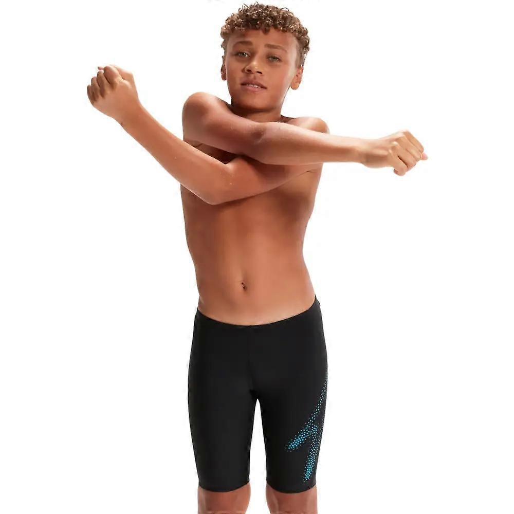 Speedo Boys Hyperboom Placement Jammer - Black/Blue