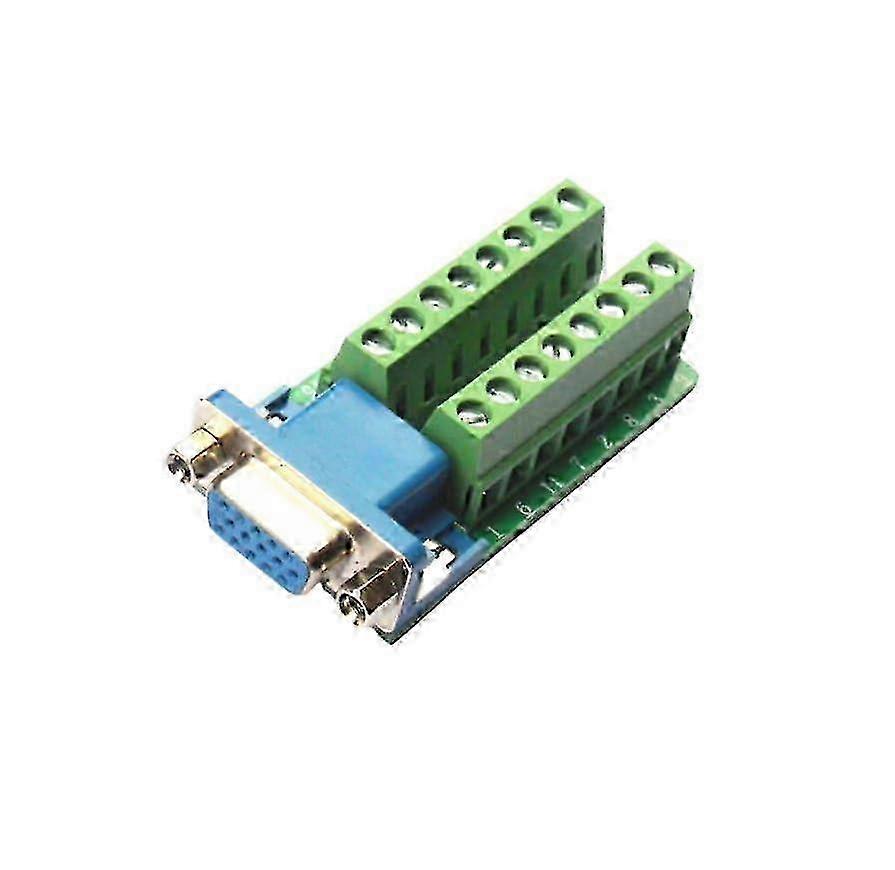 z DSUB DB15 Female 15pin Jack Port To Terminal Breakout Board Connector DR15 VGA