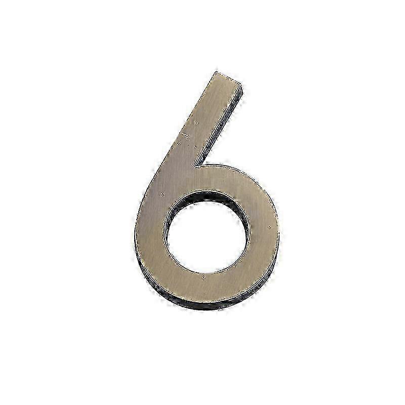 Digital Signage with 8mm Electroplated Brand Name Street Apartment Door and Number 0-9 Display