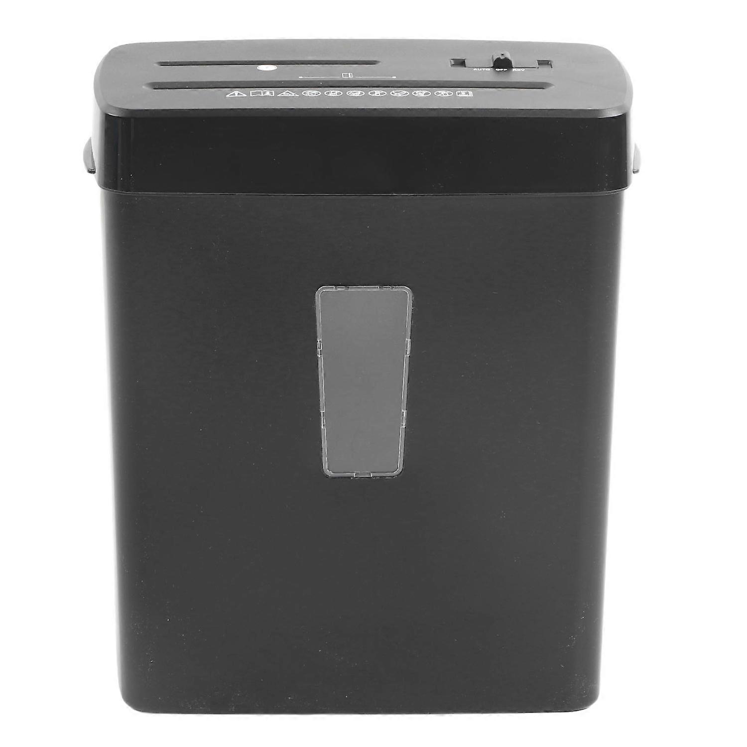 8 Sheet Automatic Paper Shredder Cross Cut Low Noise Card Shredder with 13L Trash Can for Disc Stapl
