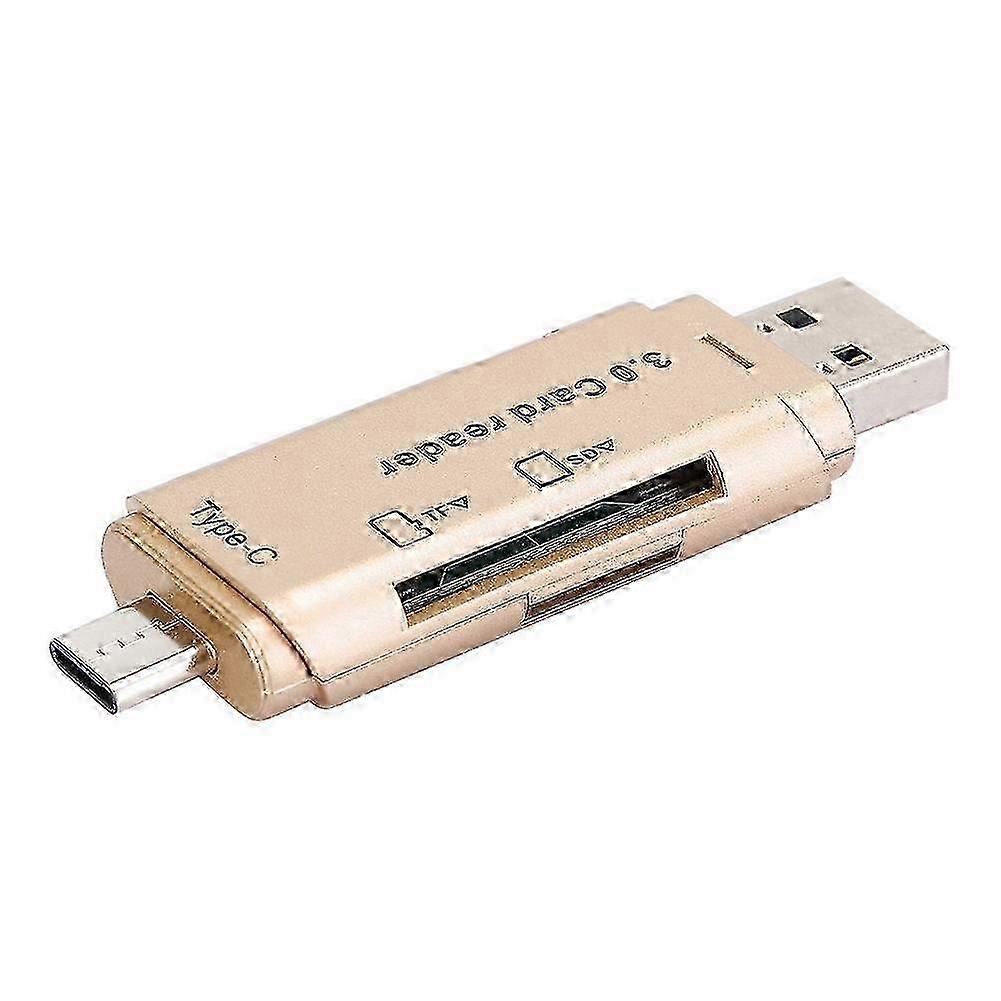Card Reader Mobile Phone Computer Multi Function Storage Portable Converter Memory USB3.0(Golden ) 2025