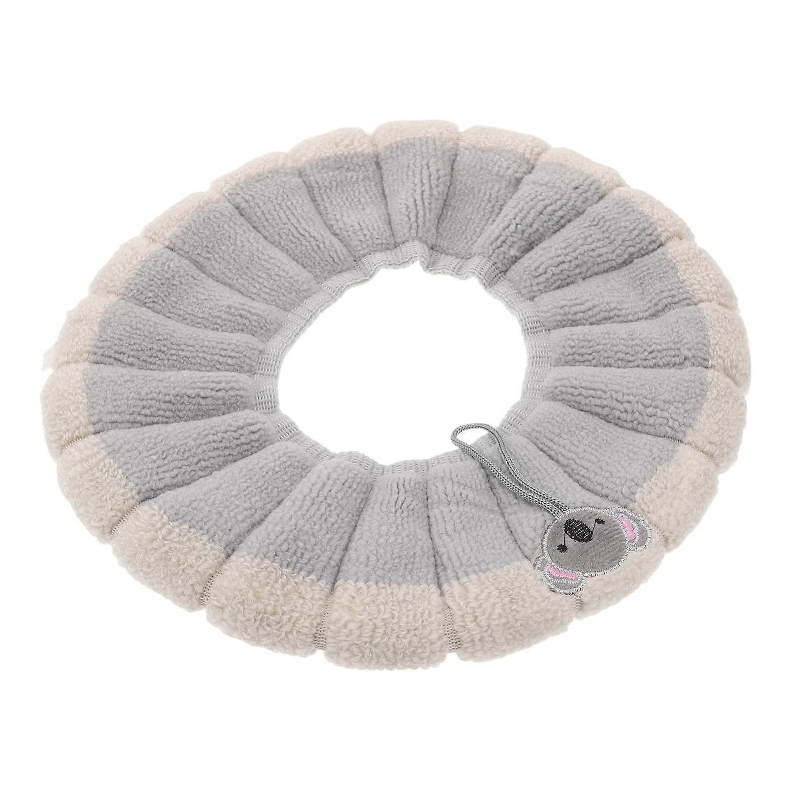 Plush Toilet Seat Cover Soft Thicker Warmer Universal Fit Adults Bathroom Furniture Multi 30.00X30.00X1.50CM Reusable Toilet Seat Cover Pads 1Pack