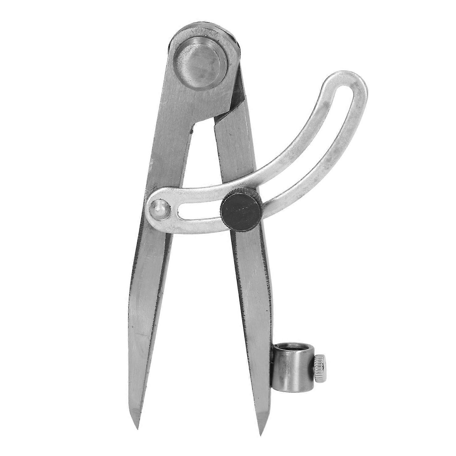 Compass Scriber Locking Wing Divider Woodworking Metal Scribe Tool Drawing Circles with Pencil Holde