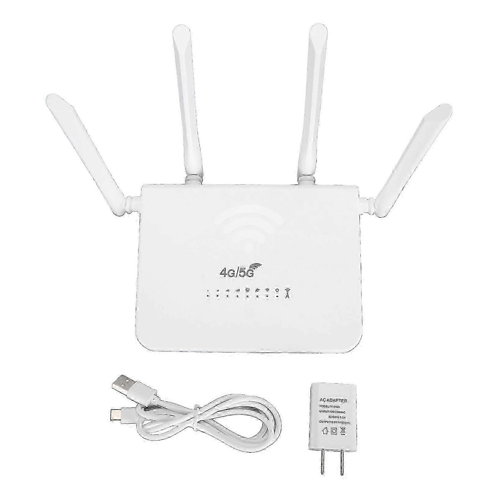 4G LTE Wireless Router Speed 4 High Gain Antenna WiFi Hotspot Router with SIM Card Slot for America