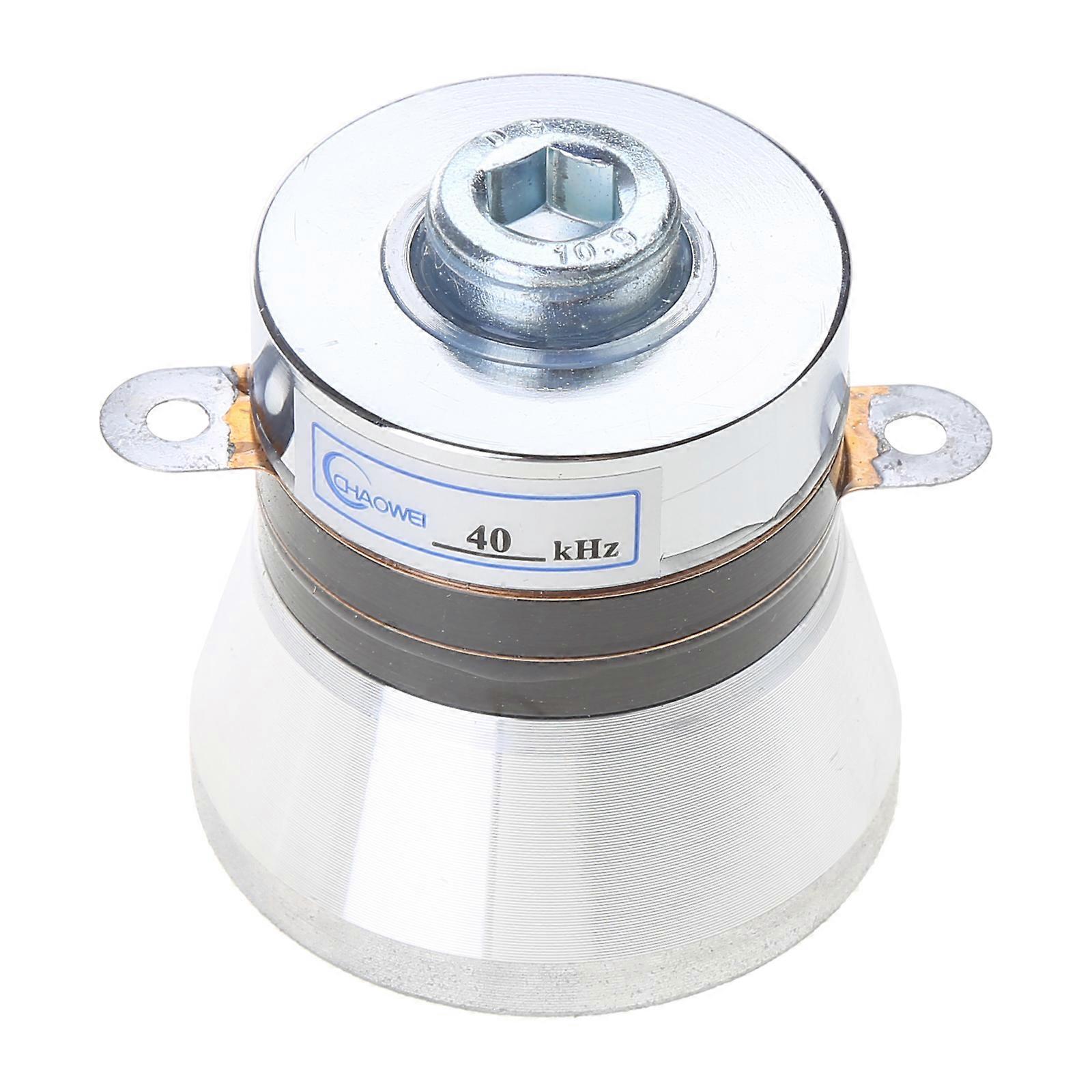 60W 40KHz Ultrasonic Piezoelectric Cleaning Transducer Cleaner High Performance  Silver