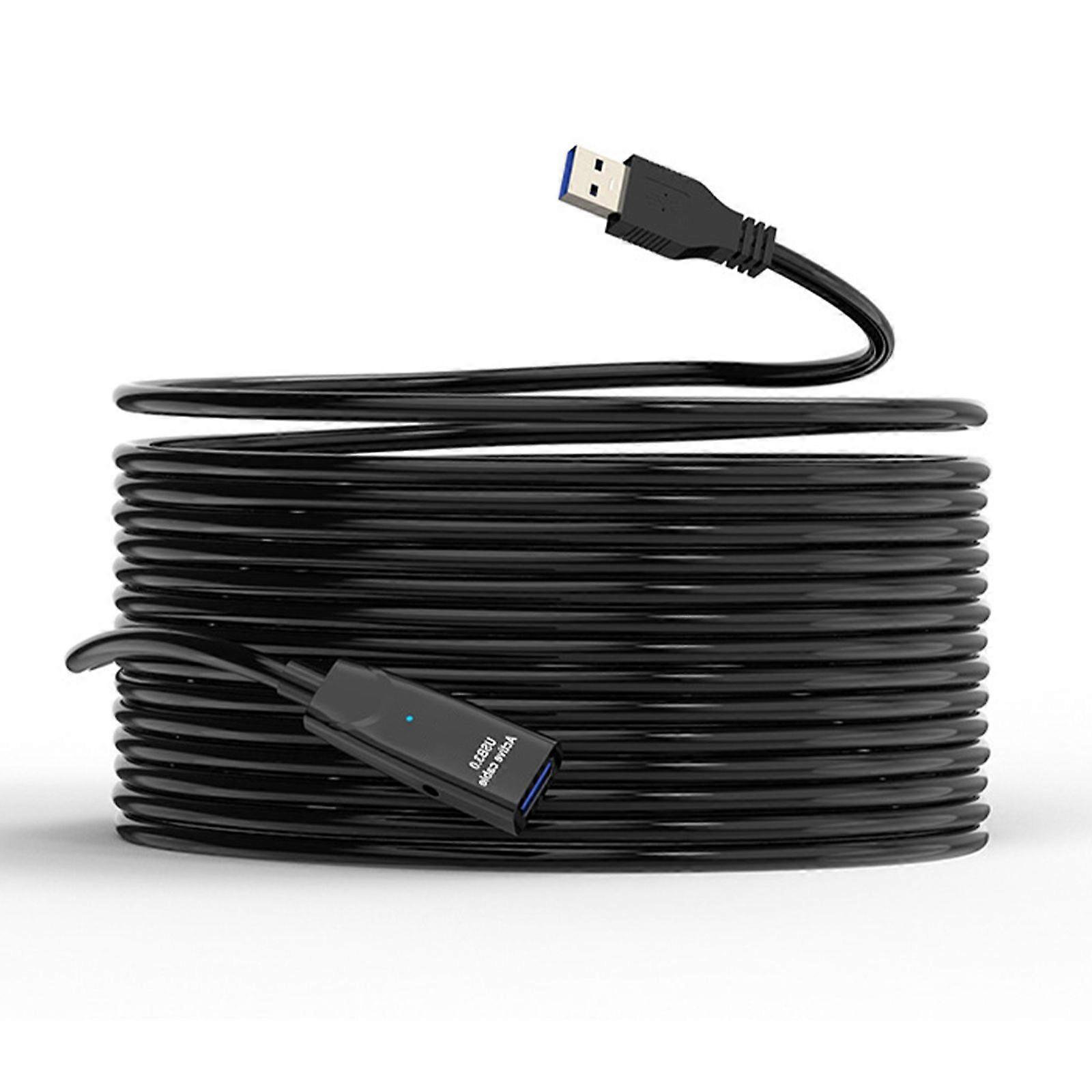 Long Ranges USB3.0 Extension Cable Data Cord for Superior Data Transmission Stability Ensuring Secure Connection Multicolor