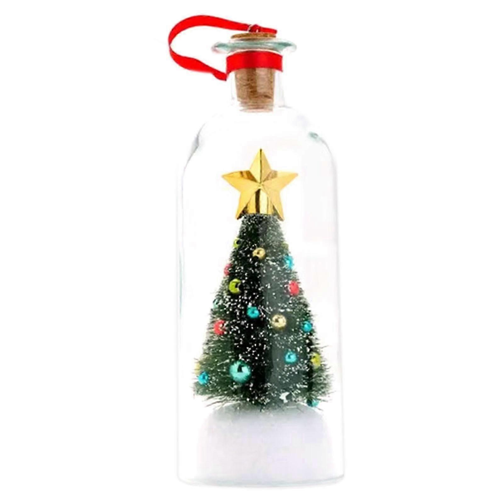 Christmas Tree Message in a Bottle, Recording Message in a Bottle Voice Recording, Christmas Tree Voice Ornament, Unique Xmas Gifts