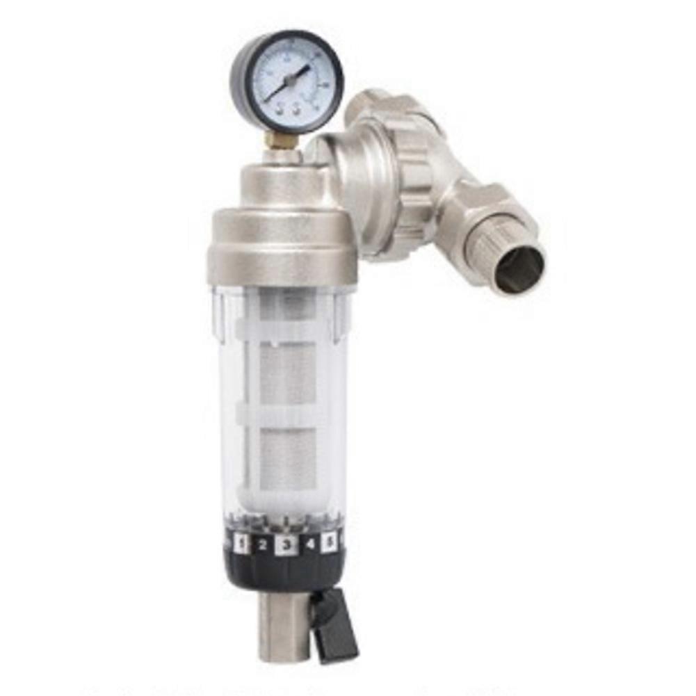 Whole House Central Filter 360 Degree Universal Rotating Valve Filter Reusable Sediment Water Filter 6-Point Hot Melt