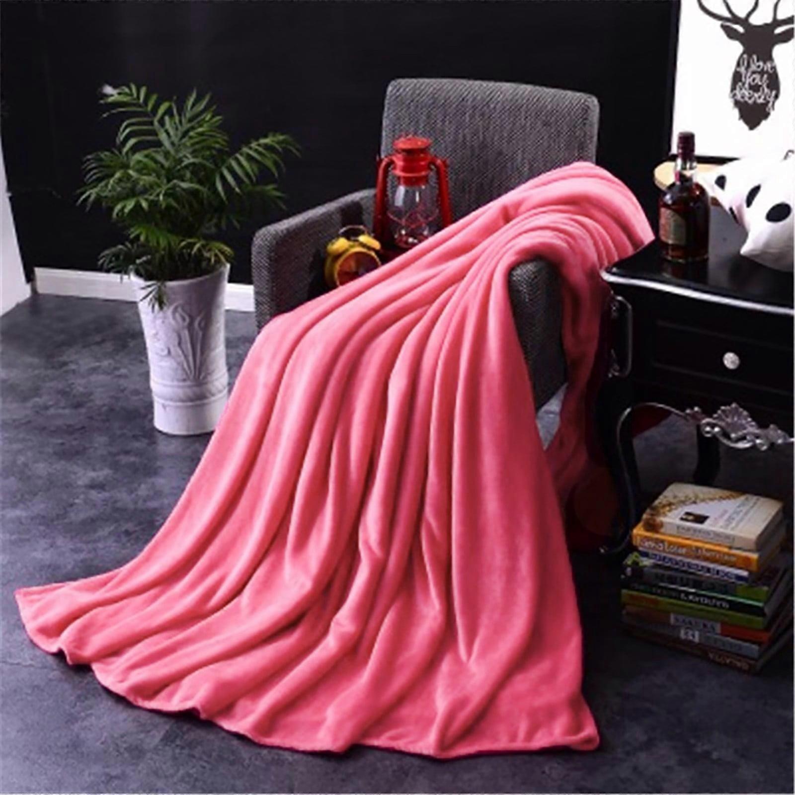 WinysinSuper Soft Warm Solid Warm Micro Plush Fleece Blanket Throw Rug Sofa Bedding