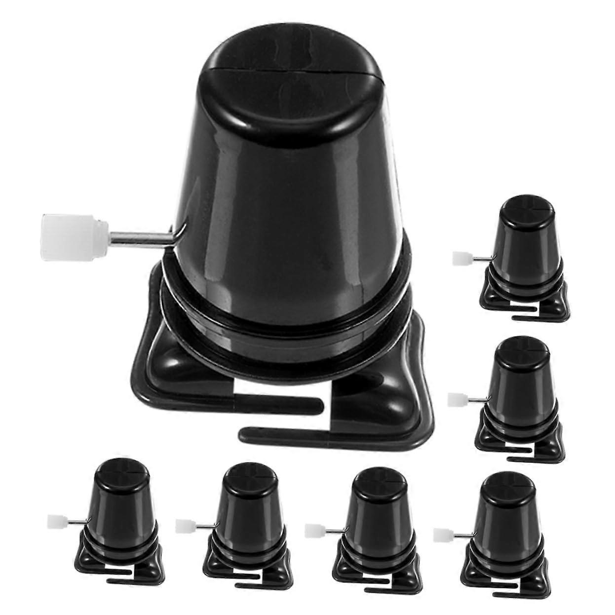 8pcs Clockwork Robot Movement Parts Set for DIY Building Toys, Plastic Accessories for Kids