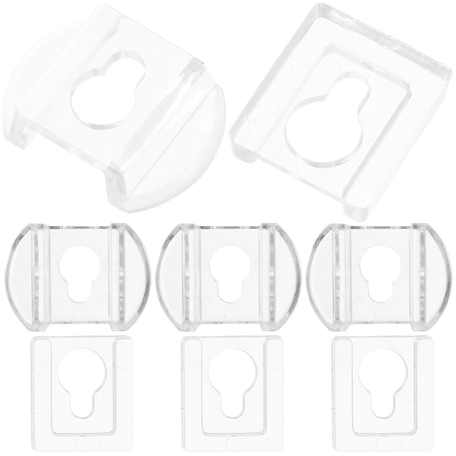 Heavy Duty Picture Frame Hangers for Secure Mounting 8Pcs Acrylic Hooks