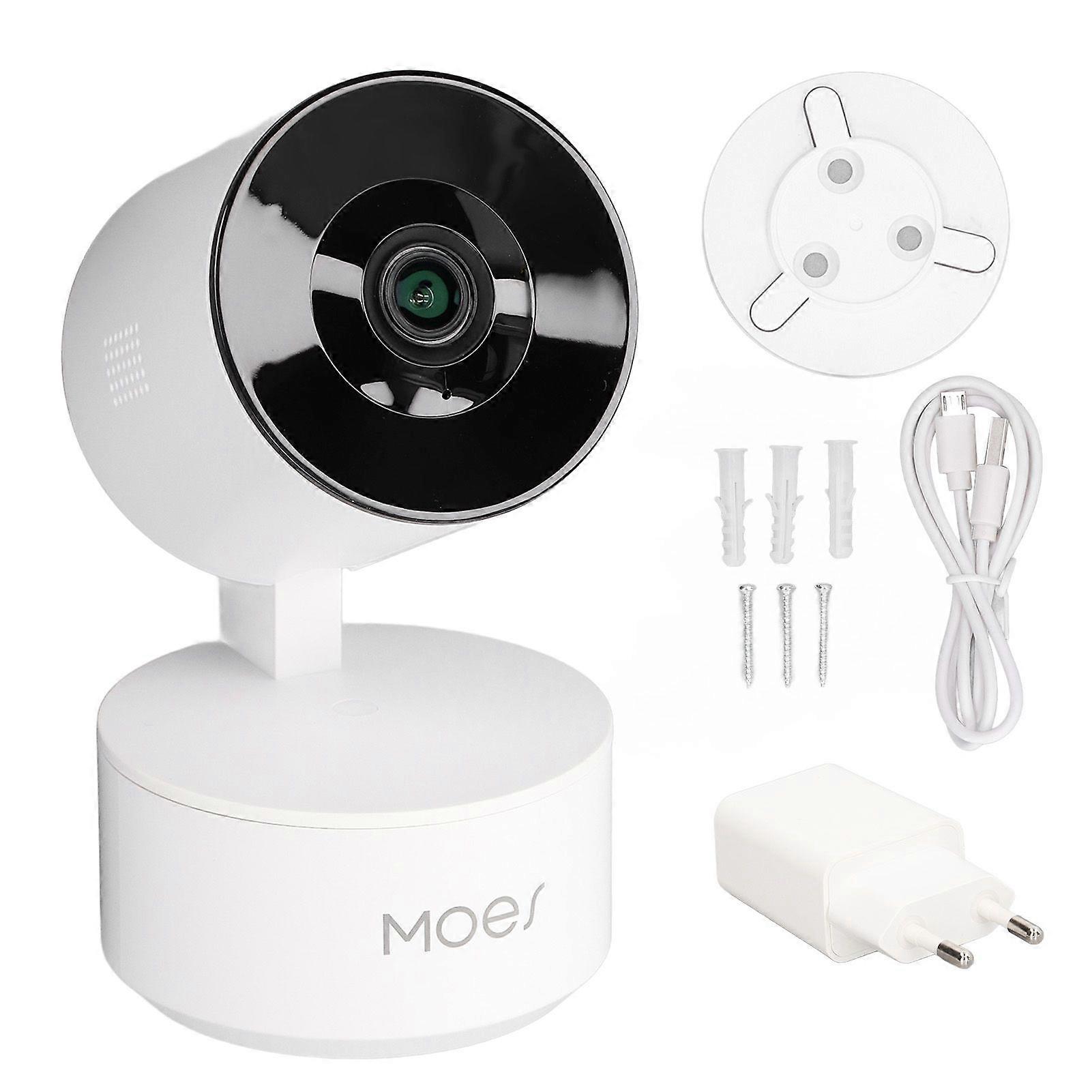 Smart Security Camera WiFi 1080P Night Vision Function Wireless Rotating Camera for Children 100240V EU Plug