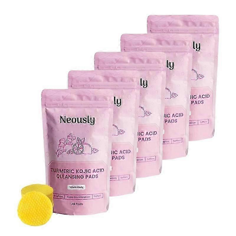 undefined Convient pour Neously 1 à 5 disques nettoyants visage en profondeur au curcuma et à lacide