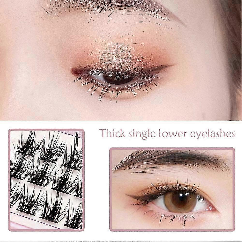 Natural Volume Lower Lash Clusters High-Density Design for Everyday and Party Makeup Easy Application All-Day Comfort