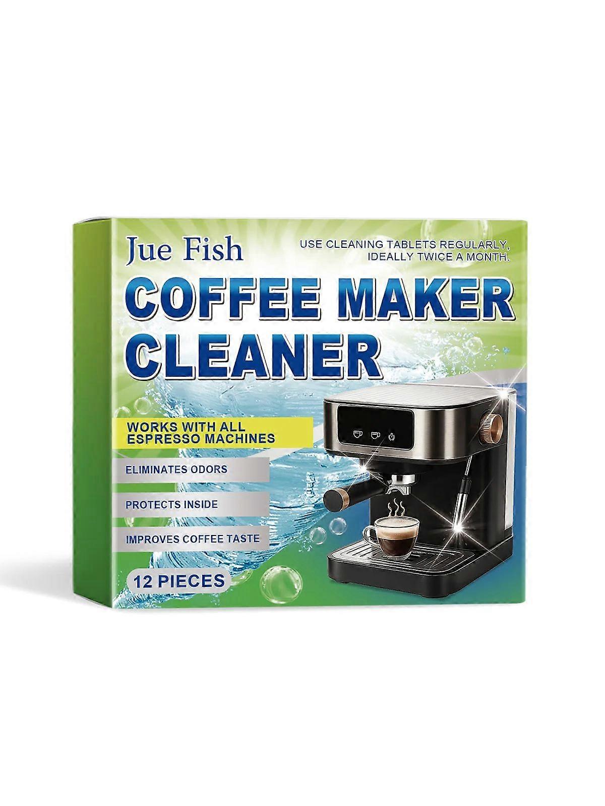 Effervescent Coffee Machine Descaling Sheet - Easy to Use Cleaning Maintenance Filter for Removing Coffee Stains And Dirt