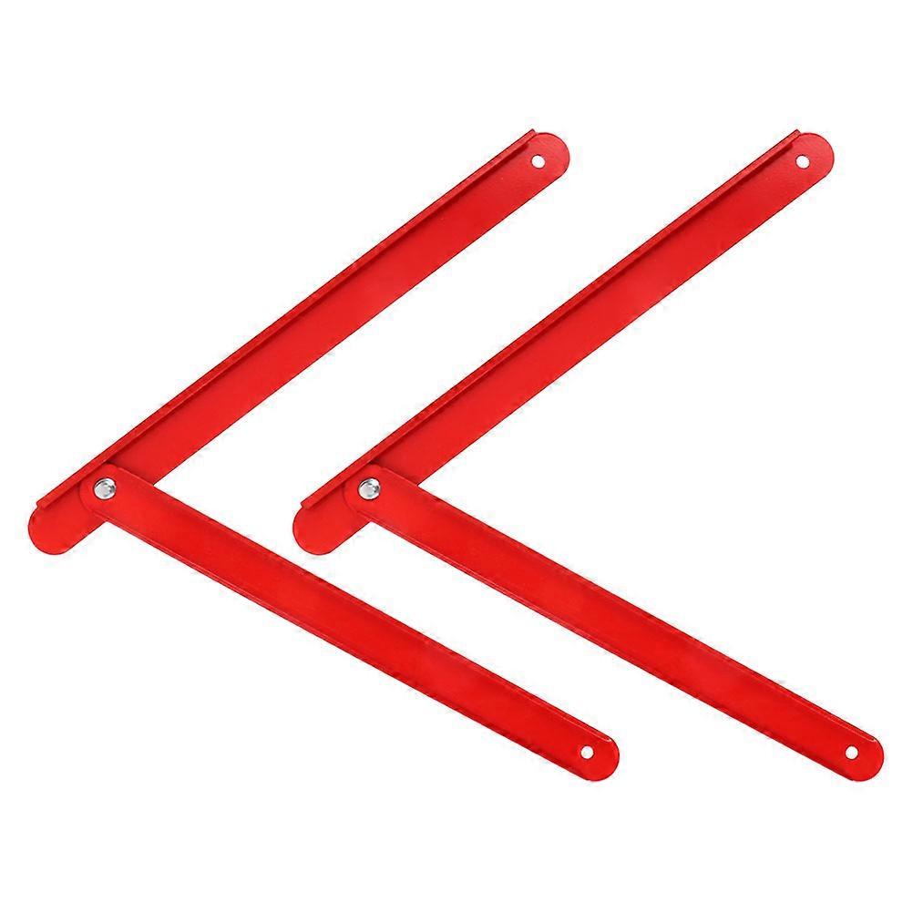 Galvanized Steel Support Rod Ladder Hinge for Ladder 2Pcs Replacement Red