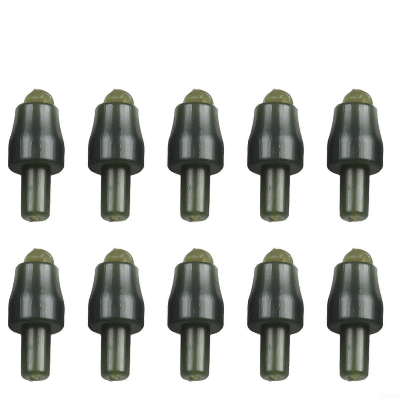 Feeder Connector For Carp Fishing  Inline Quick Change Bead, Silicone Bead For Hair Rig & Ledger, 10/24 Pack