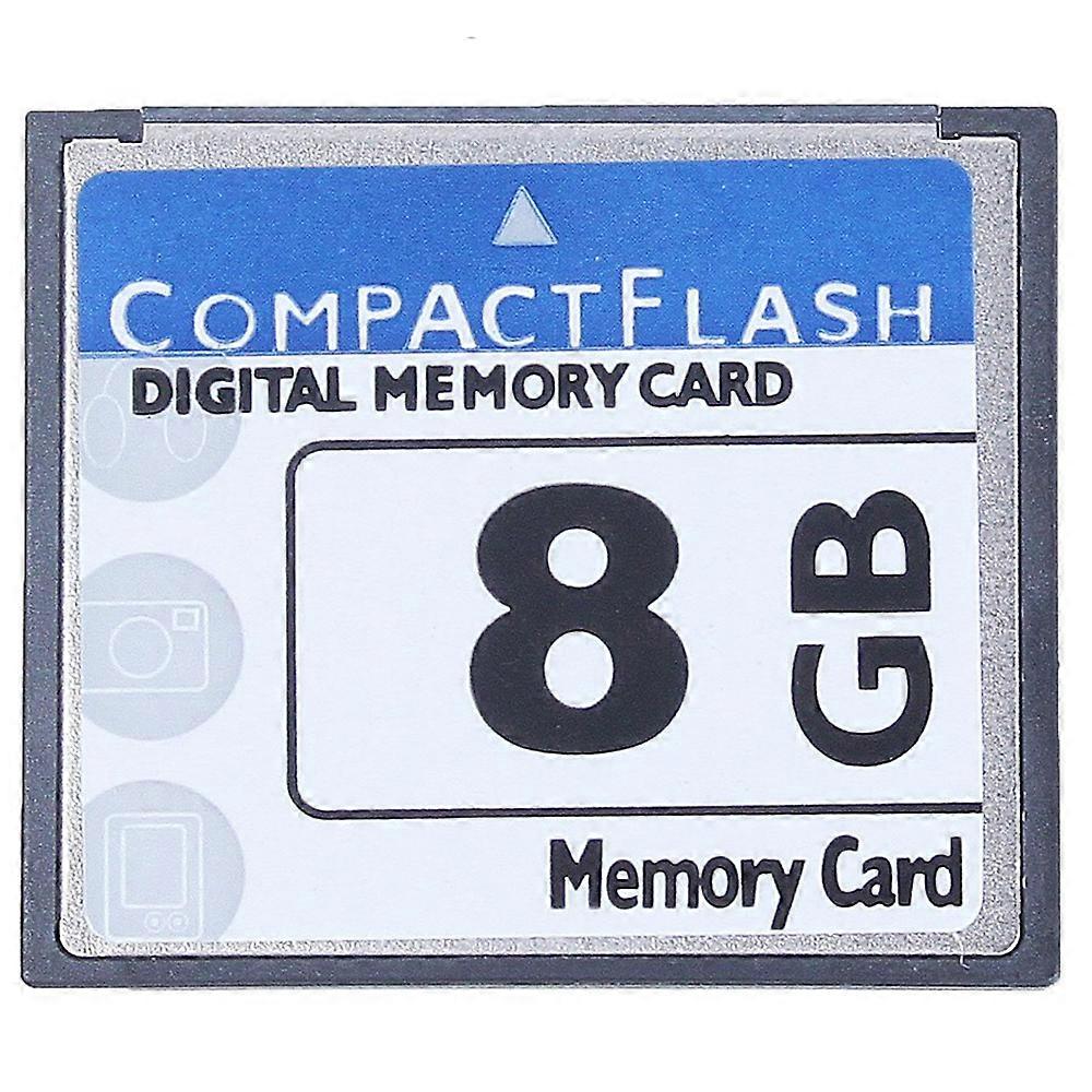 Professional 8GB Compact Flash Memory Card(White&Blue)