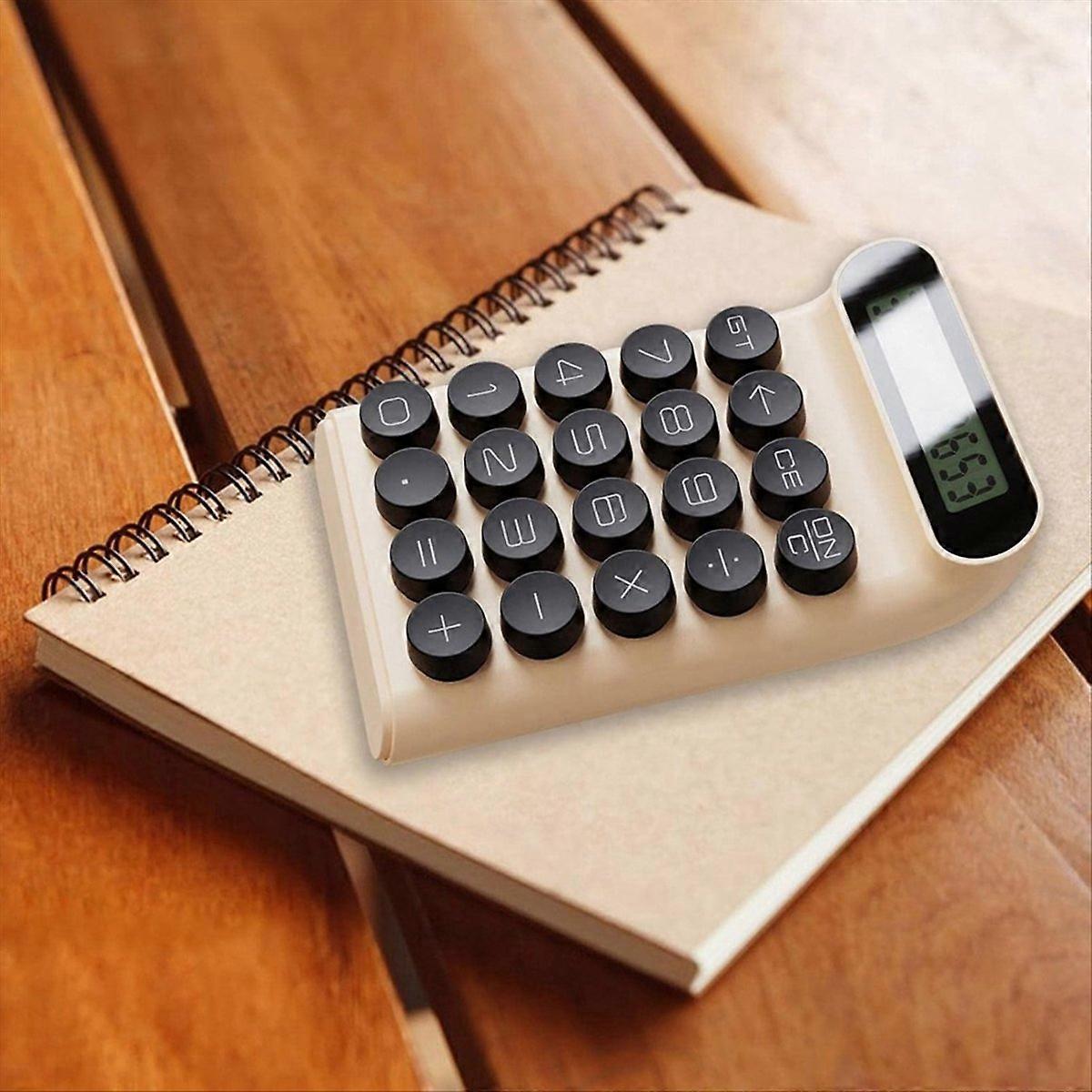 Typewriter Handheld Calculator with Mechanical Switch