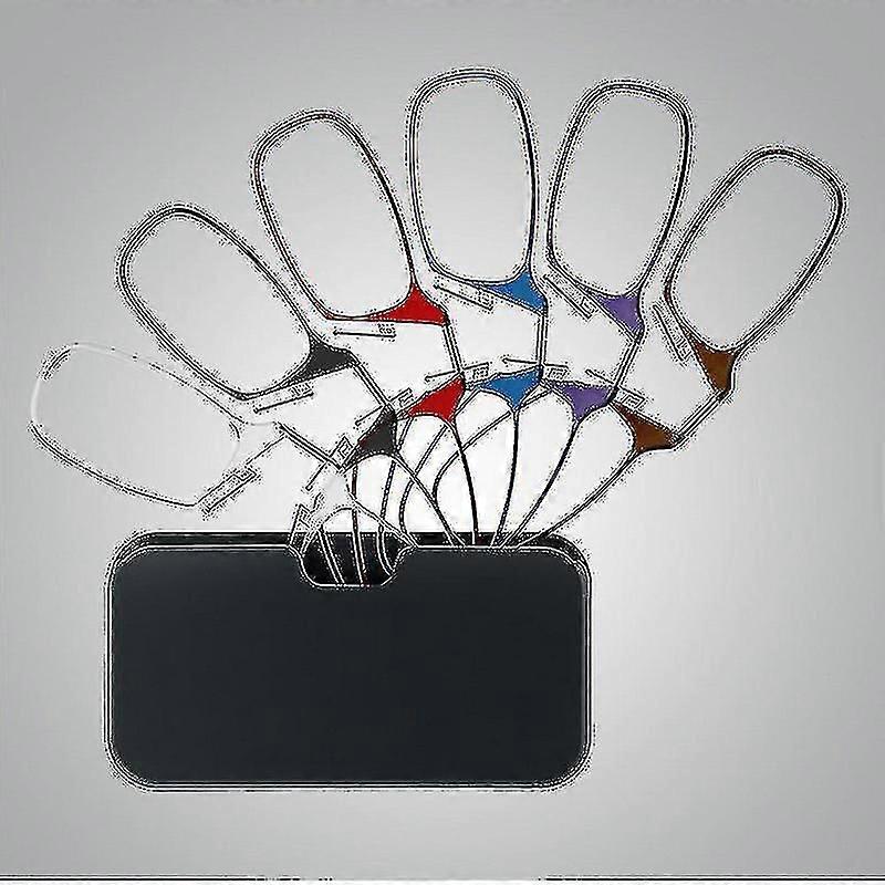 Legless Clamp Nose Reading Glasses With Ultra-thin Glasses Case