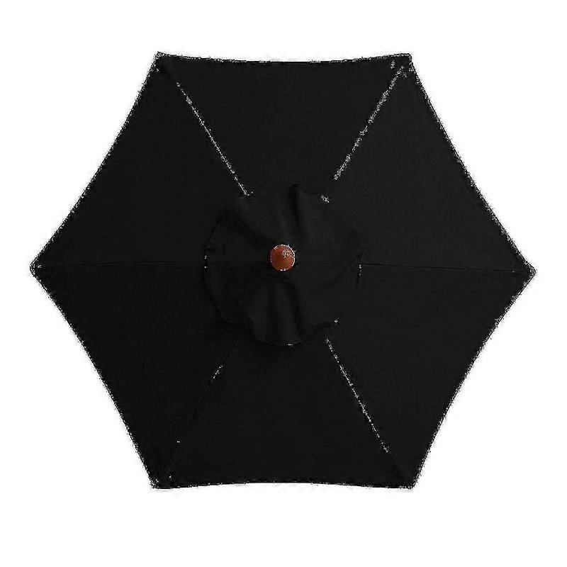 Terassivarjo, 3 m pyöreä puutarhavarjo, jossa 6/8-varsi