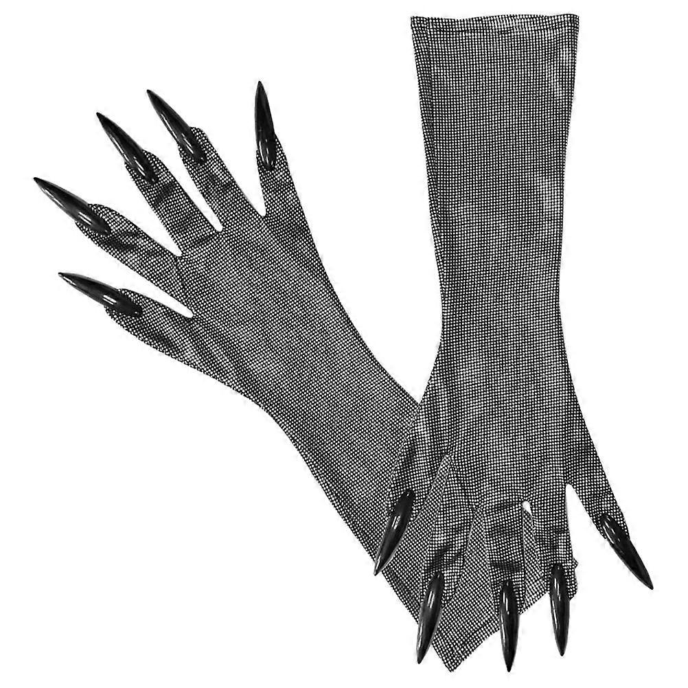Halloween Gloves Cat Claw Accessories with Horror Design 1Pair
