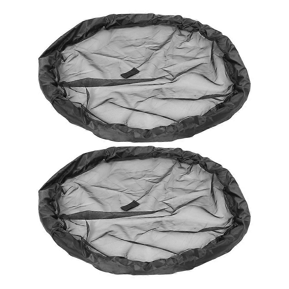 Black Floating Plant Island Protector for Plants 2Pcs Pond Planter