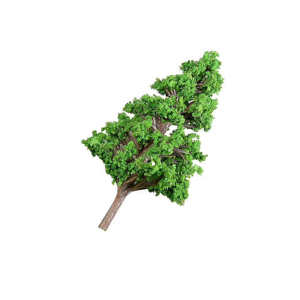 Decoration House Model Pine Tree for Decor 2Pcs Miniature Garden Tree