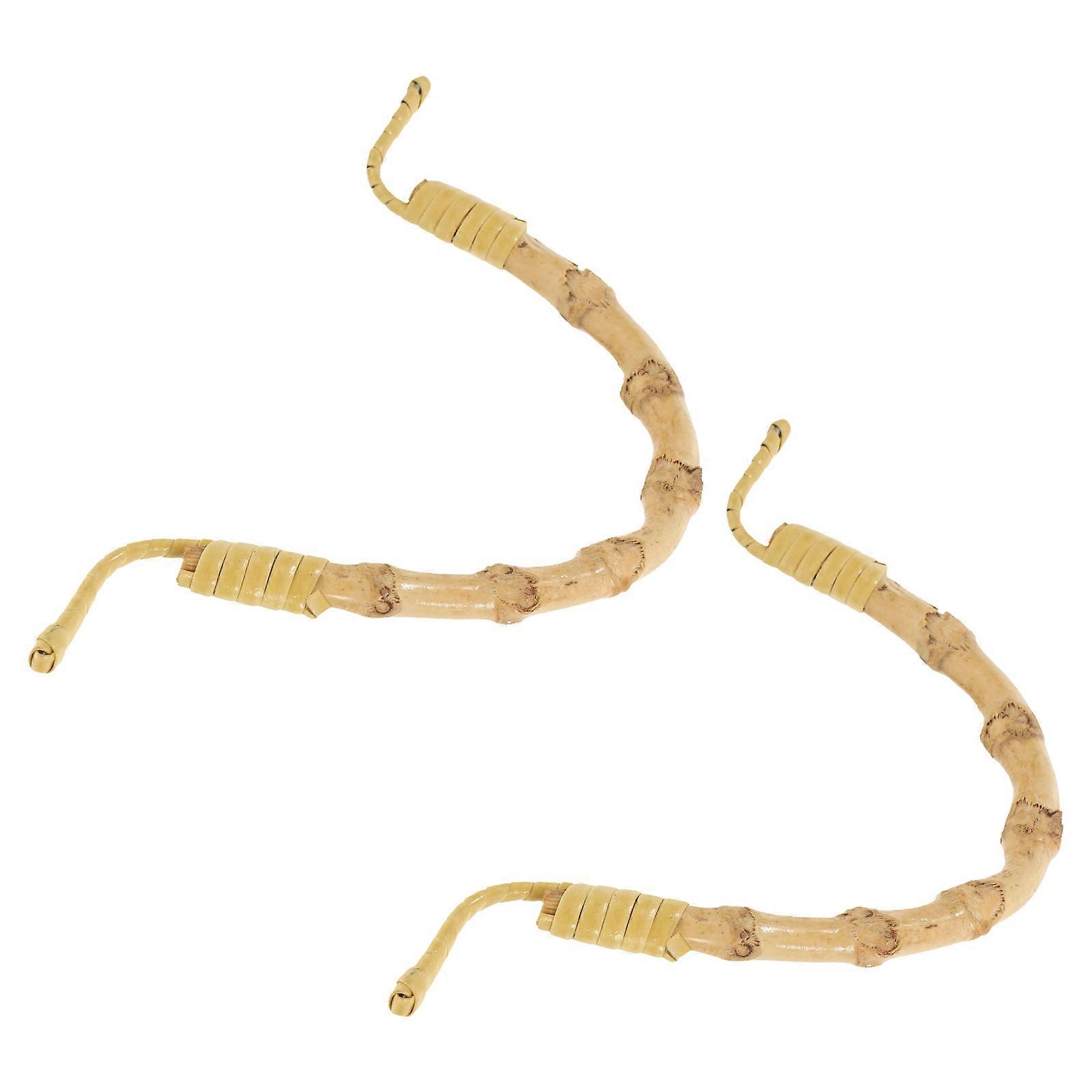 Rattan Teapot Handle Replacement Functional Set 2Pcs