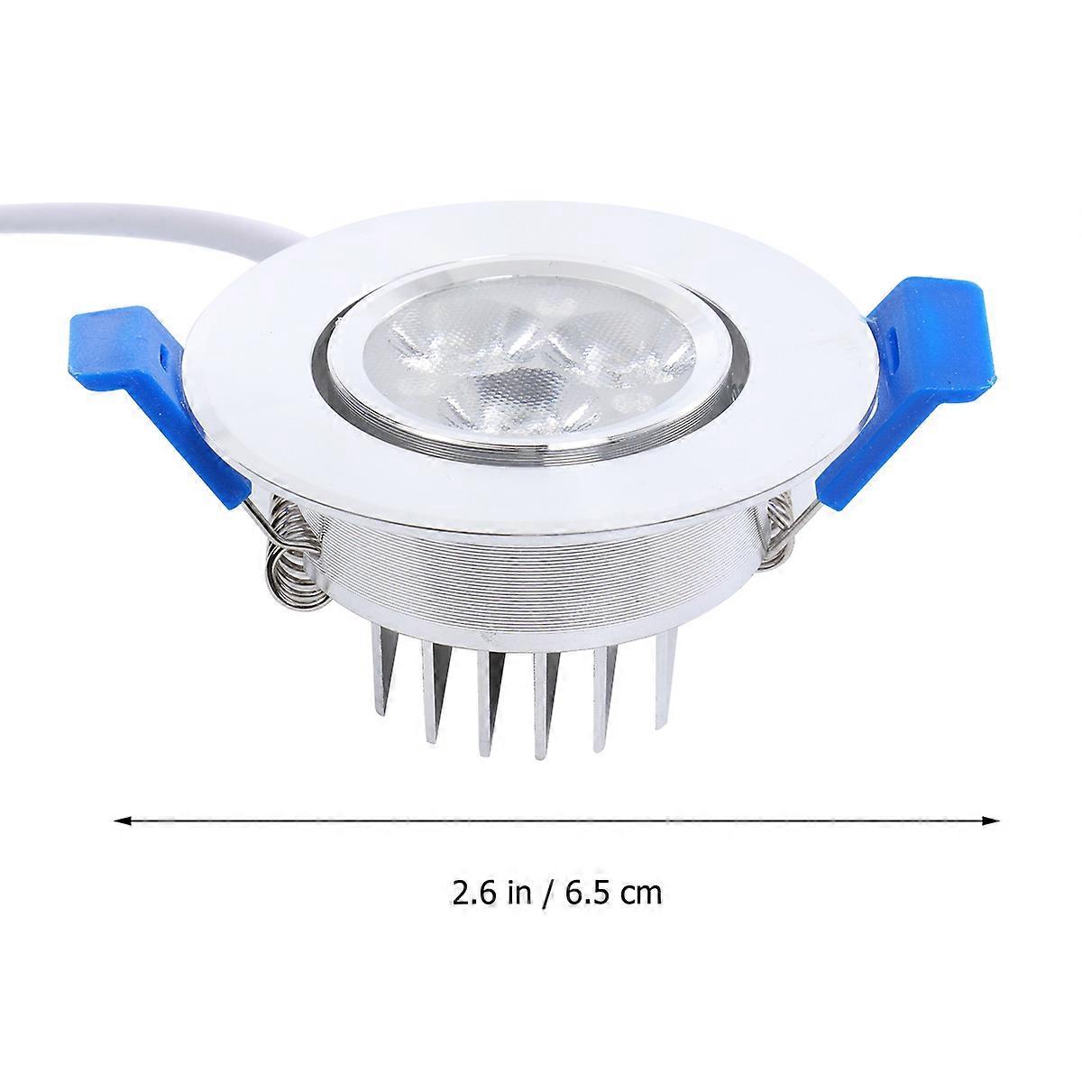 Ceiling Spot Lamp 3 LED 3W for Lighting 2Pcs Recessed Downlight Indoor Use