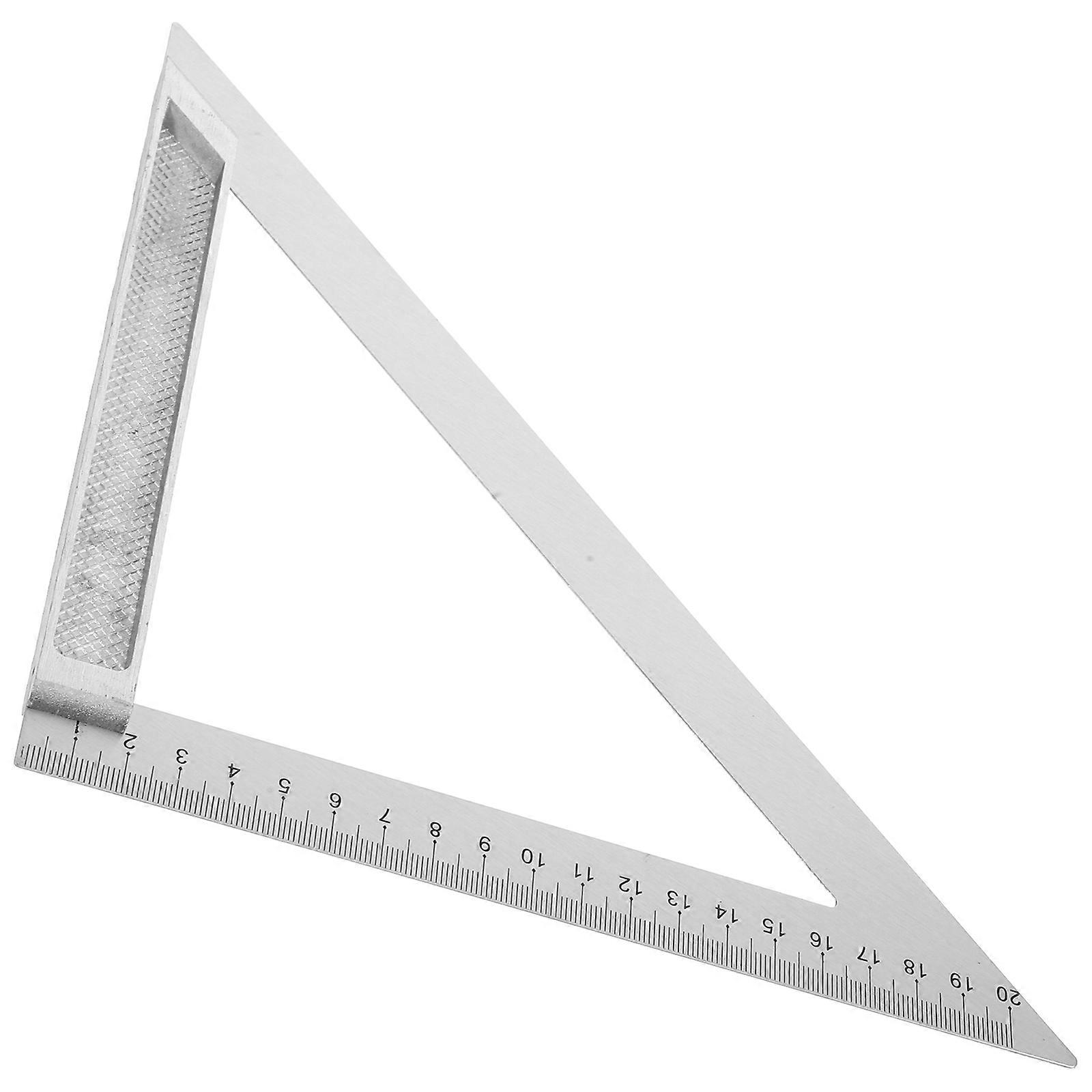 Aluminum Alloy Triangle Square Ruler for Woodworking Use