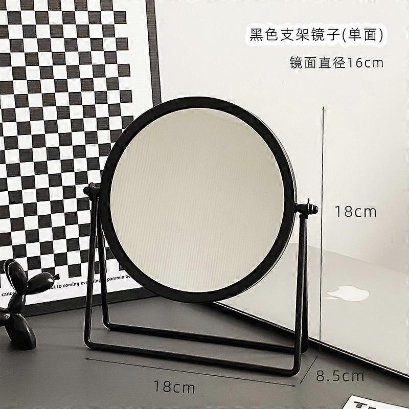 Nordic Ins Small Rotating Desktop Makeup Mirror for Girls Portable Vanity Mirror with Heart Design for Dormitory And Home