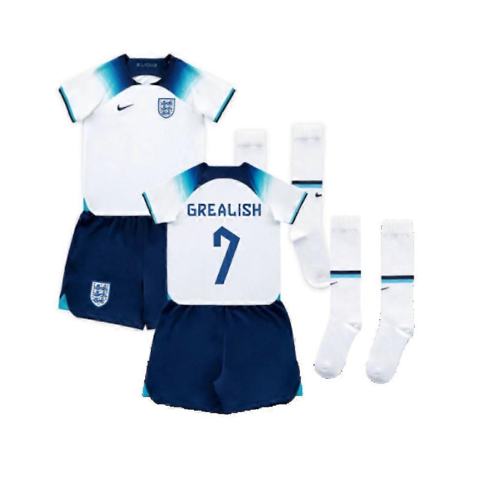Mini kit para casa de Inglaterra 2022-2023 (Grealish 7)
