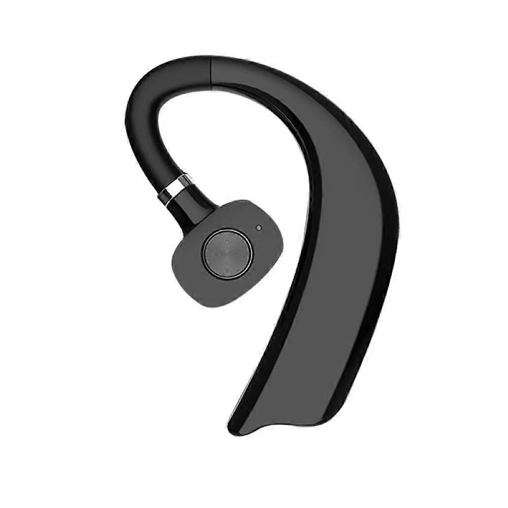 Bluetooth Headset Wireless Earpiece With Microphone Waterproof 720 Hours Standby Hands  Office Black