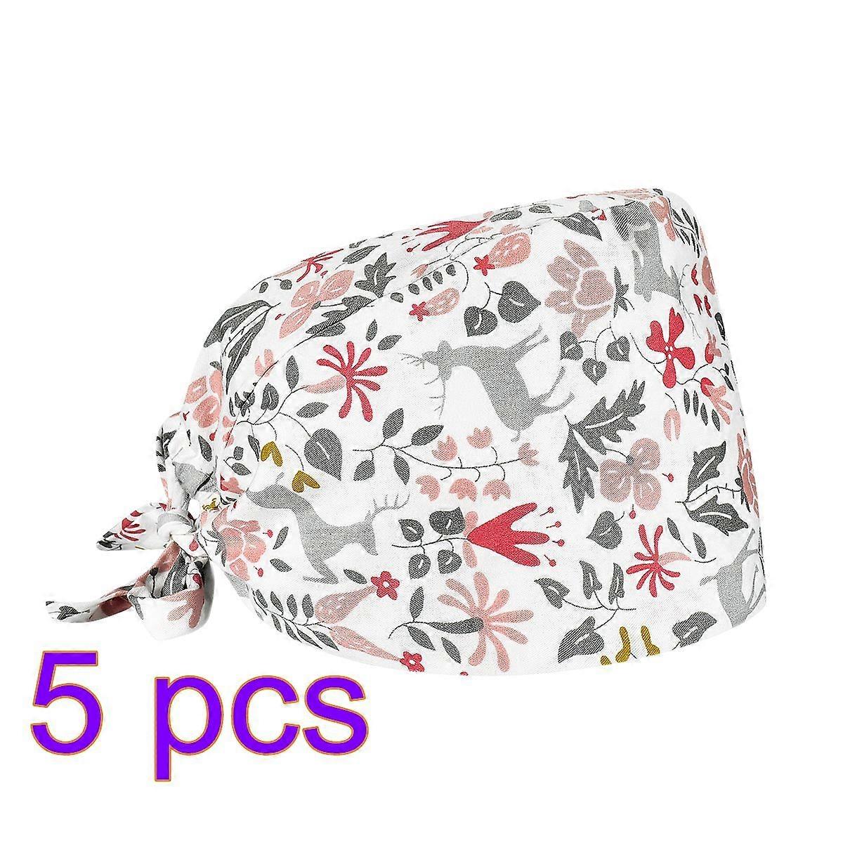 Sweat Absorbing Adjustable Cotton Printed Working Hat